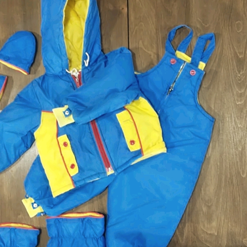 Vintage 6 pc snowsuit